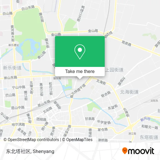 东北塔社区 map