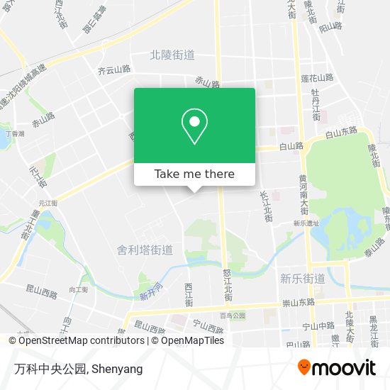 万科中央公园 map