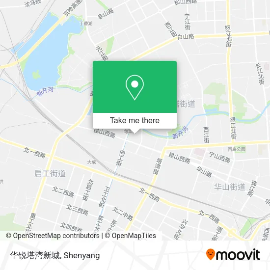 华锐塔湾新城 map