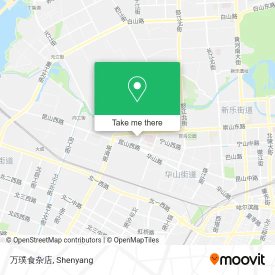 万璞食杂店 map