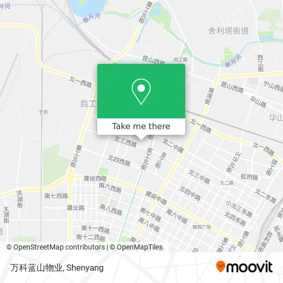 万科蓝山物业 map