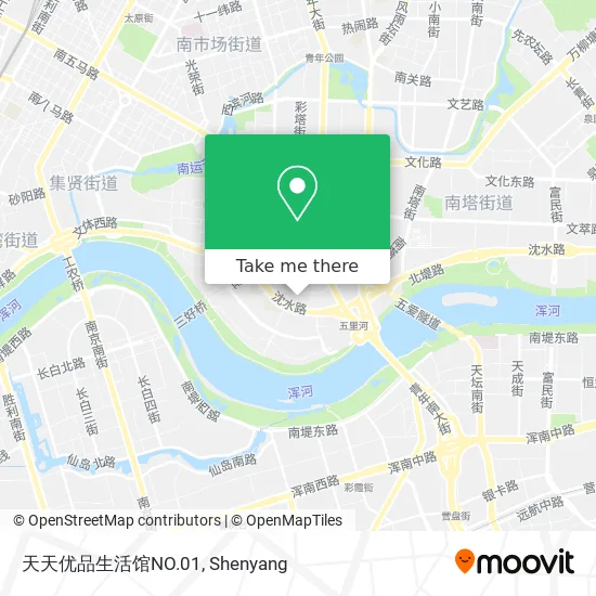 天天优品生活馆NO.01 map
