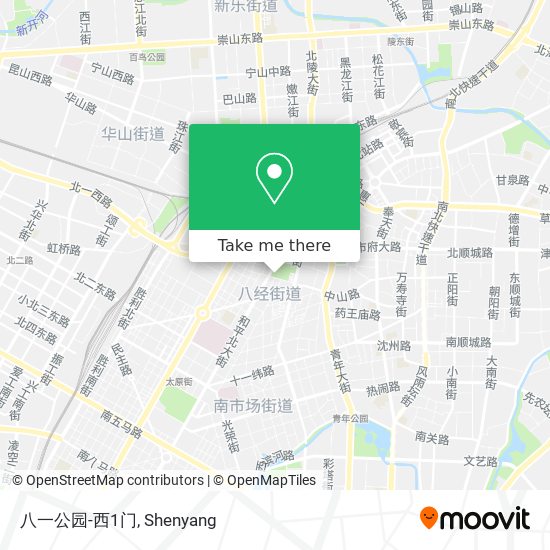 八一公园-西1门 map