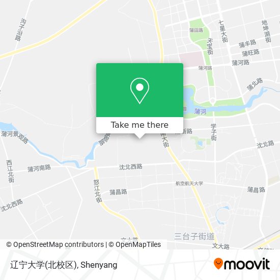辽宁大学(北校区) map