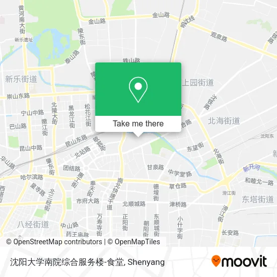 沈阳大学南院综合服务楼-食堂 map
