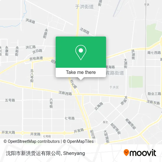 沈阳市新洪货运有限公司 map