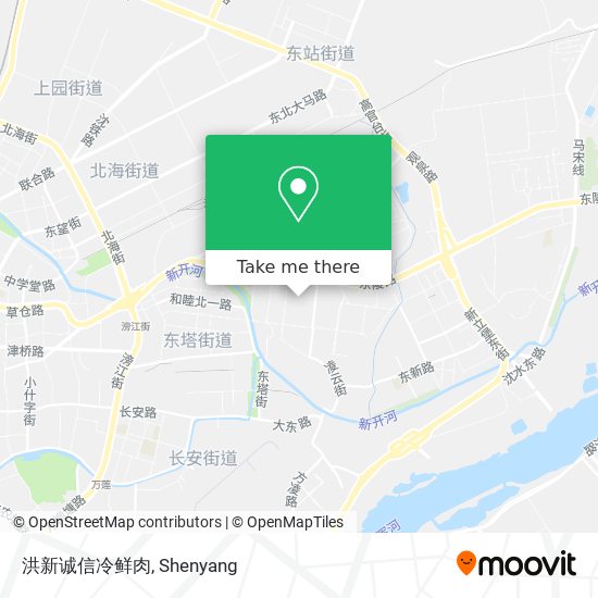 洪新诚信冷鲜肉 map