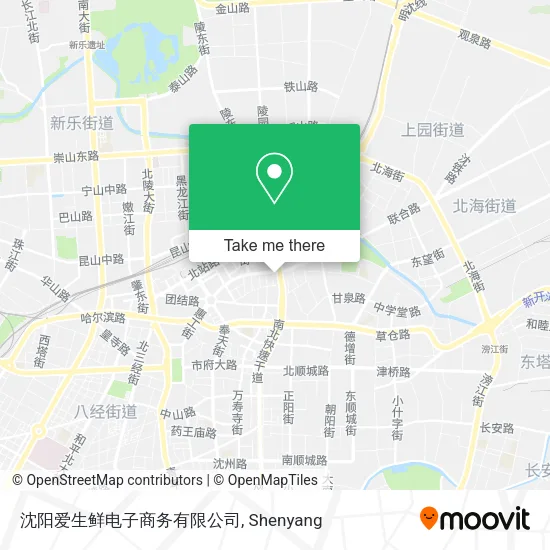 沈阳爱生鲜电子商务有限公司 map