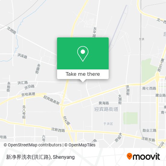 新净界洗衣(洪汇路) map