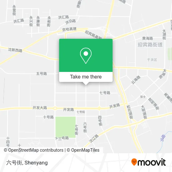 六号街 map