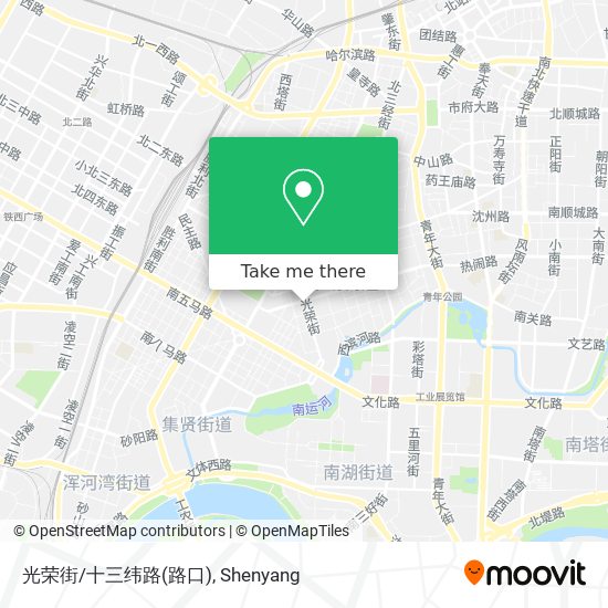 光荣街/十三纬路(路口) map