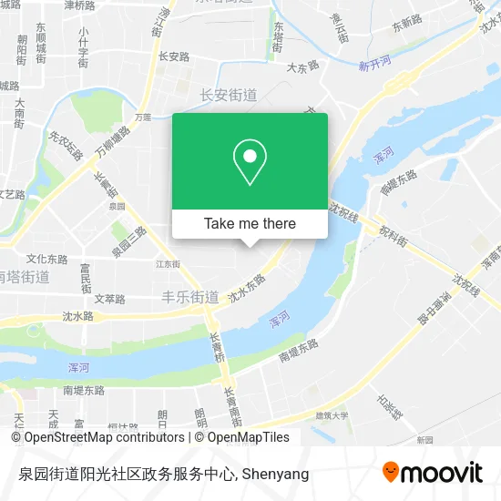 泉园街道阳光社区政务服务中心 map