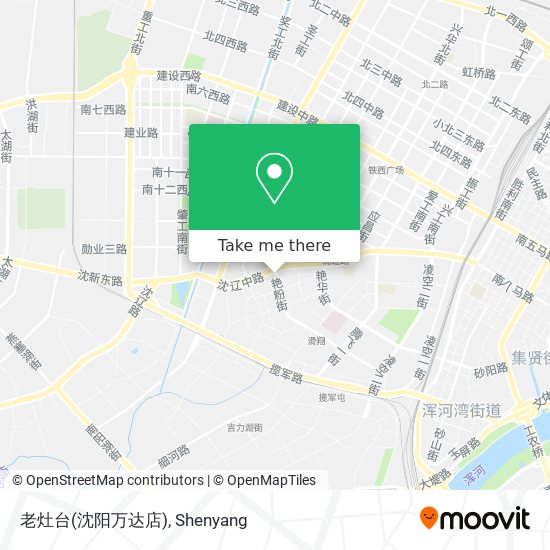 老灶台(沈阳万达店) map