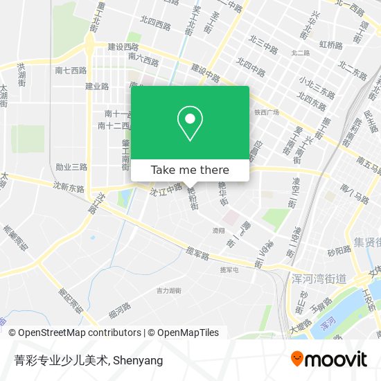 菁彩专业少儿美术 map
