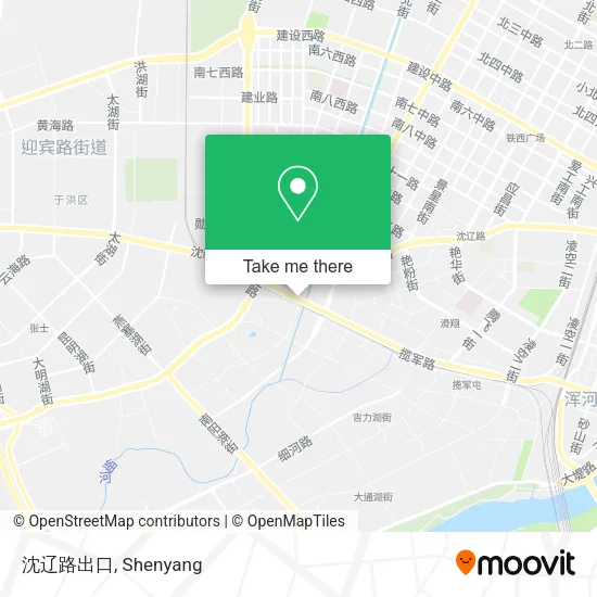 沈辽路出口 map