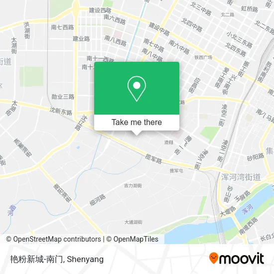 艳粉新城-南门 map