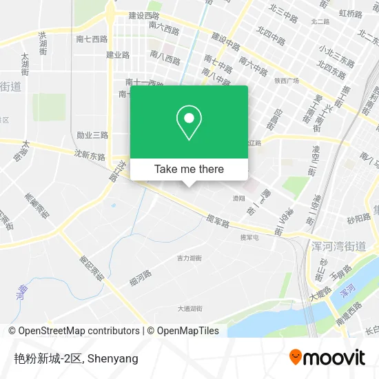 艳粉新城-2区 map