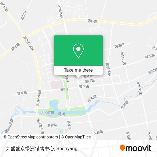 荣盛盛京绿洲销售中心 map