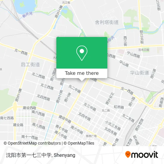 沈阳市第一七三中学 map