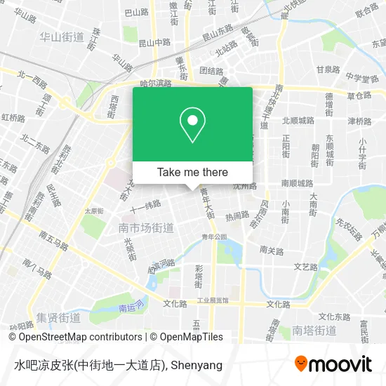 水吧凉皮张(中街地一大道店) map