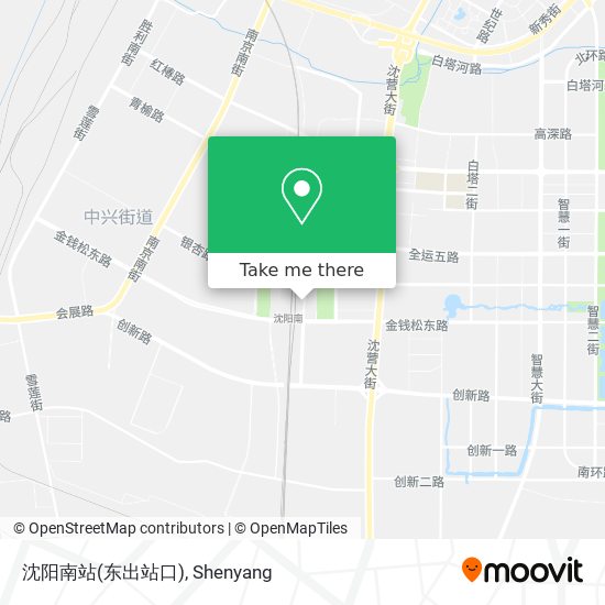沈阳南站(东出站口) map