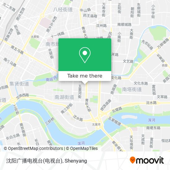 沈阳广播电视台 map