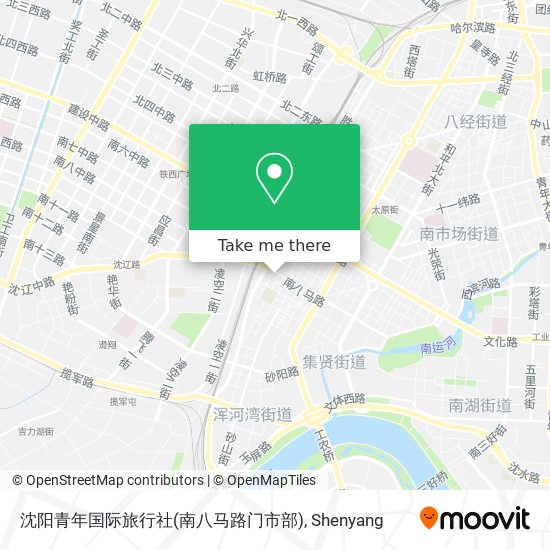 沈阳青年国际旅行社(南八马路门市部) map