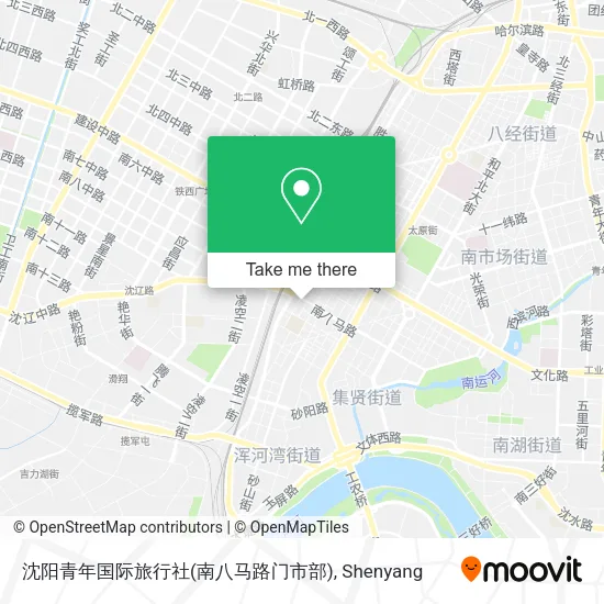沈阳青年国际旅行社(南八马路门市部) map
