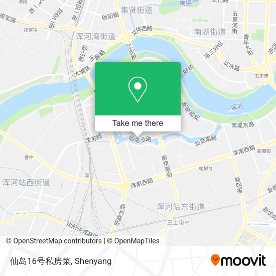 仙岛16号私房菜 map