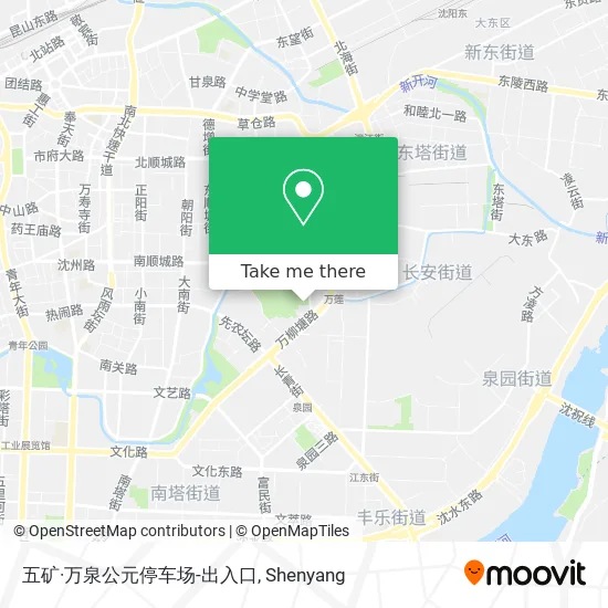 五矿·万泉公元停车场-出入口 map