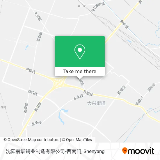 沈阳赫展铜业制造有限公司-西南门 map