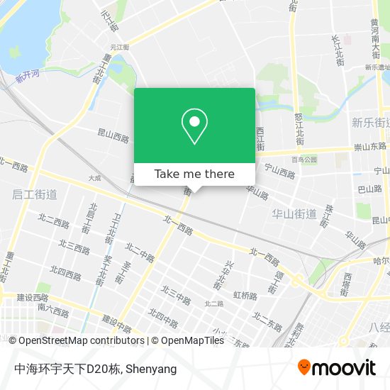 中海环宇天下D20栋 map
