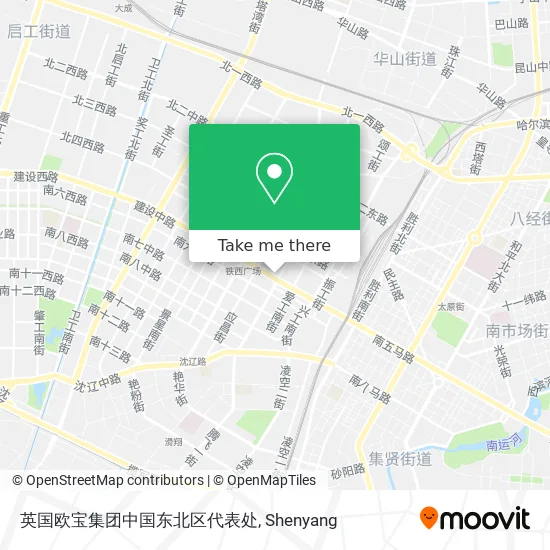 英国欧宝集团中国东北区代表处 map