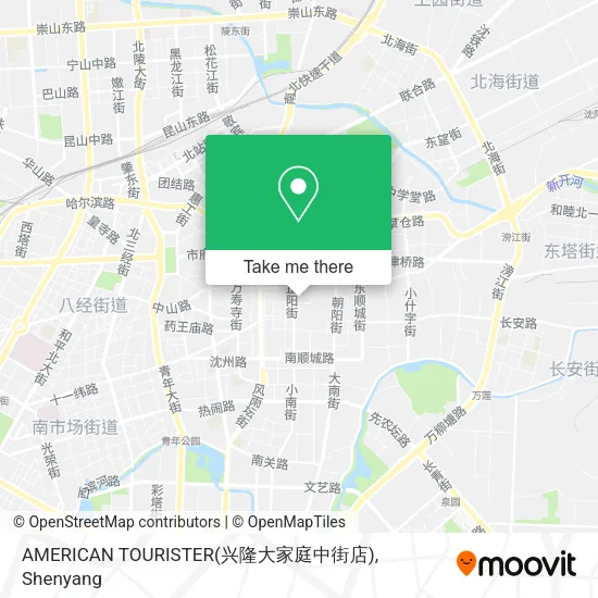 AMERICAN TOURISTER(兴隆大家庭中街店) map