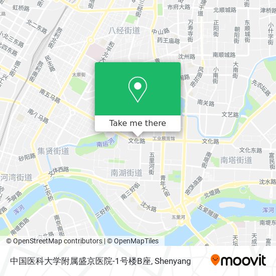 中国医科大学附属盛京医院-1号楼B座 map