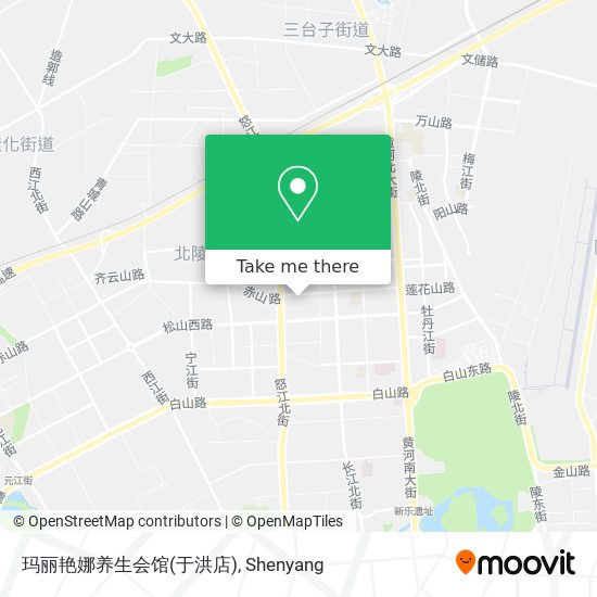 玛丽艳娜养生会馆(于洪店) map