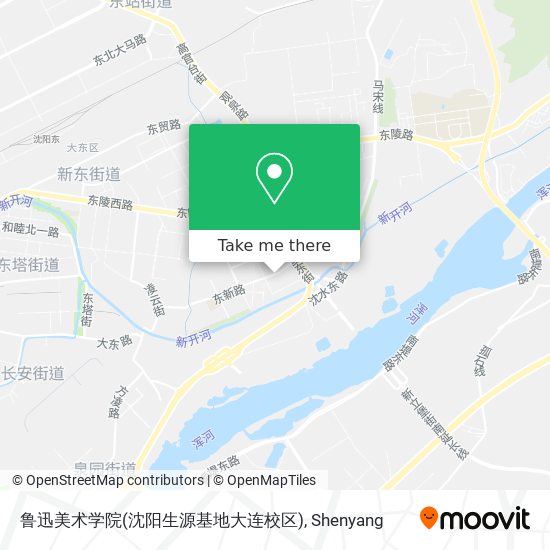 鲁迅美术学院(沈阳生源基地大连校区) map