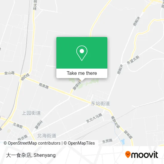 大一食杂店 map