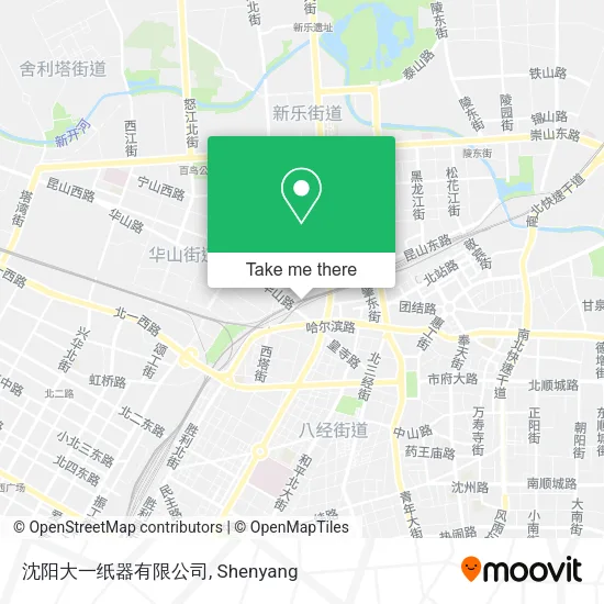 沈阳大一纸器有限公司 map