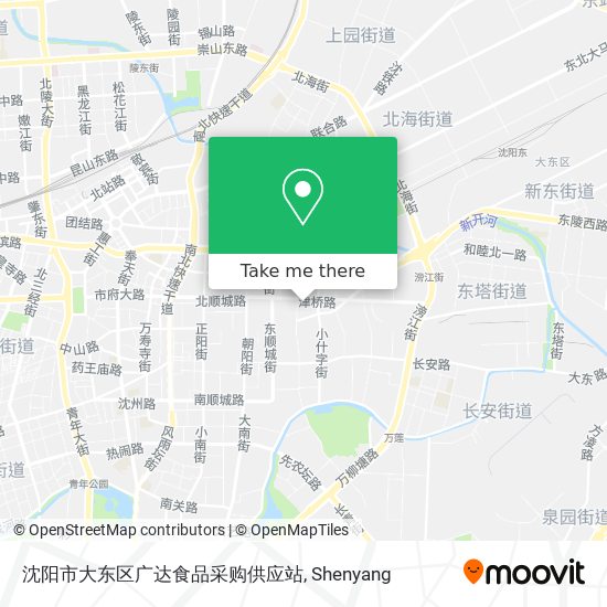 沈阳市大东区广达食品采购供应站 map