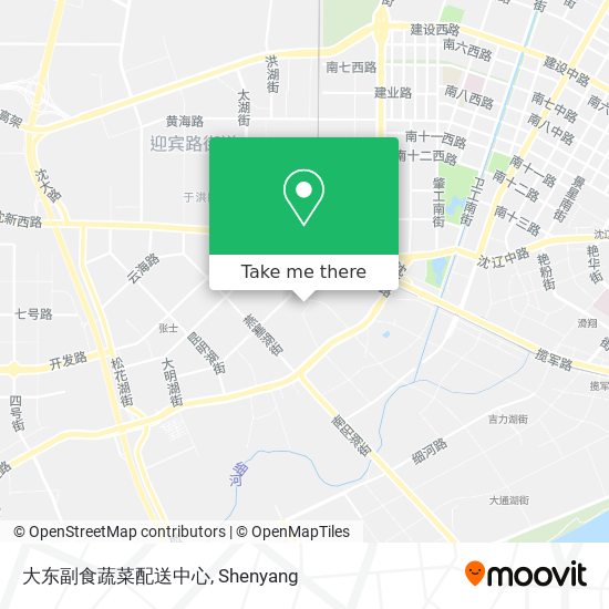 大东副食蔬菜配送中心 map