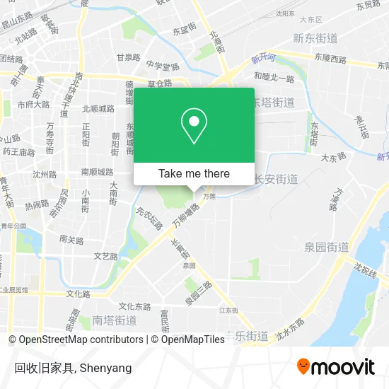 回收旧家具 map