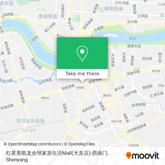 红星美凯龙全球家居生活Mall(大东店)-西南门 map