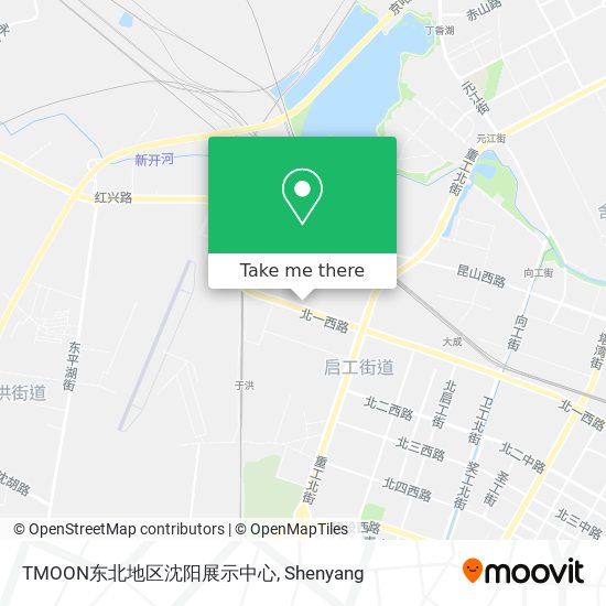 TMOON东北地区沈阳展示中心 map