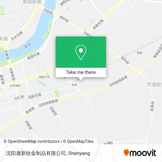 沈阳晟新钛金制品有限公司 map