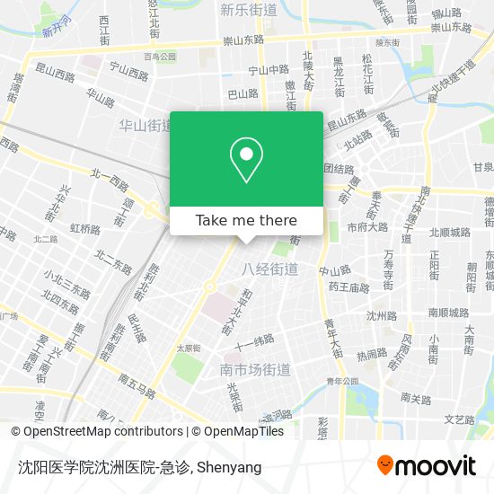 沈阳医学院沈洲医院-急诊 map