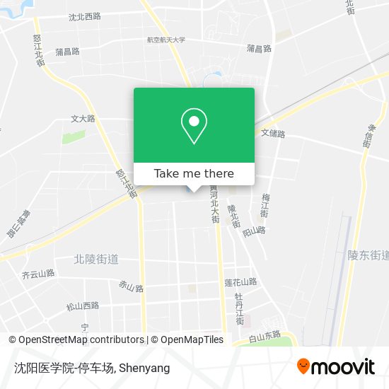 沈阳医学院-停车场 map
