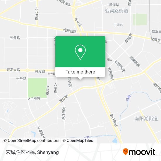 宏城住区-4栋 map