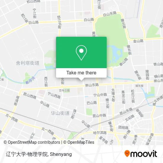辽宁大学-物理学院 map