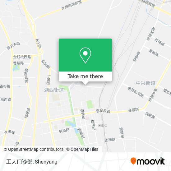 工人门诊部 map